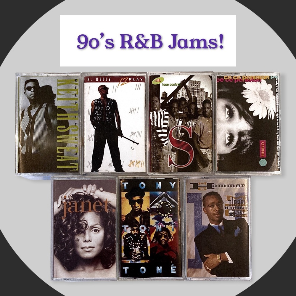 Classic 90’s JAMS on vintage cassette